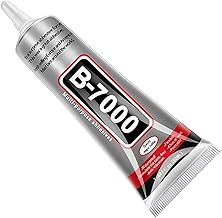 B7000 (50ML/1.68) fl.oz Multi-Purpose Glue - Strong Adhesive for Mobile Phones, Shoes, Jewelry, Clothes, Beads, Glass, Stones, Aari Work, Crafts, DIY Repairs - Bonds Fabric, Metal, Wood, and Plastic