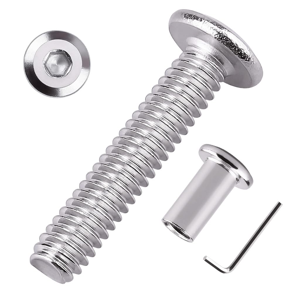 Stainless Steel Furniture Screws - 15 Sets -10