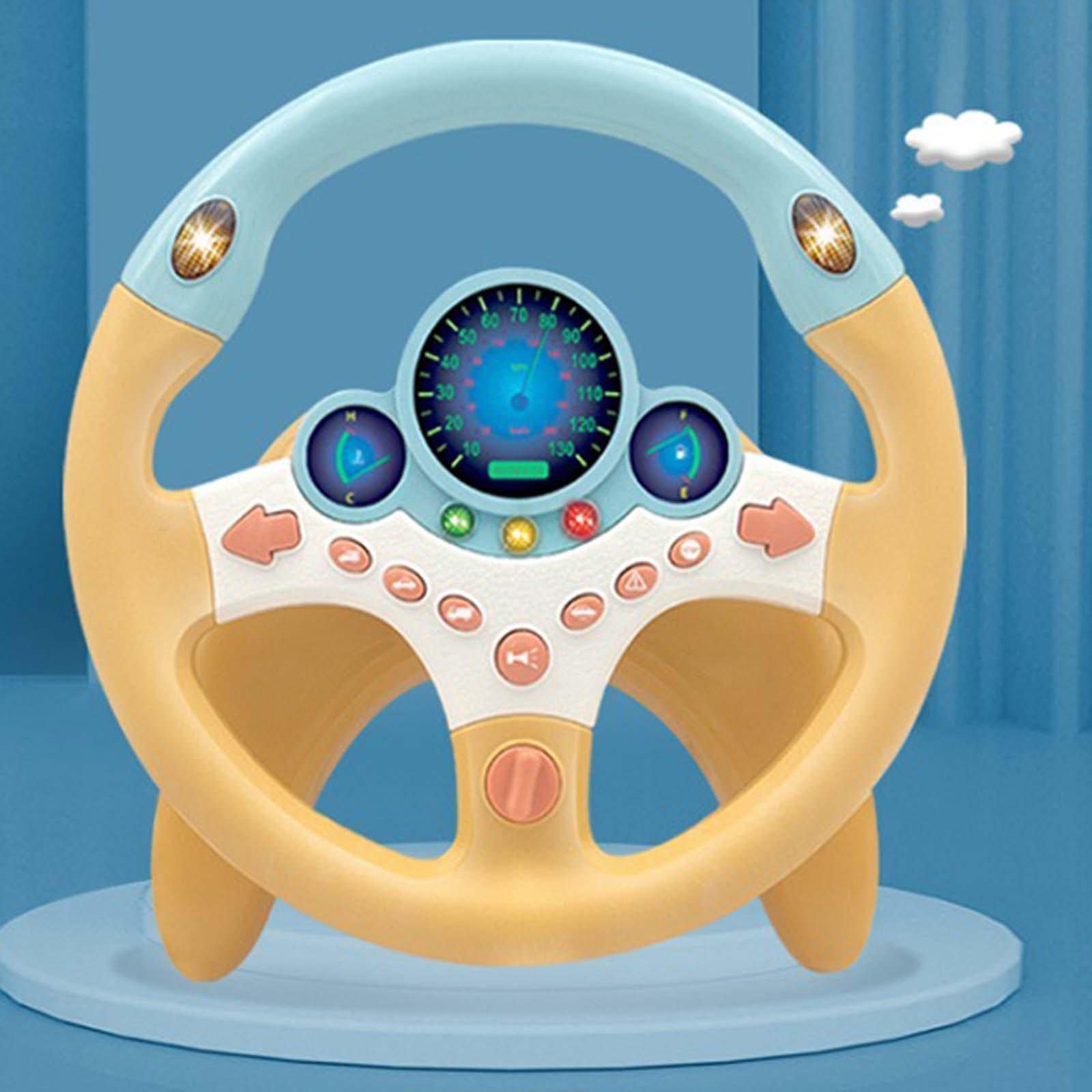 Volant électrique de Simulation, Siège Auto, Jouet Amusant et éducatif pour Jouer à Faire Semblant