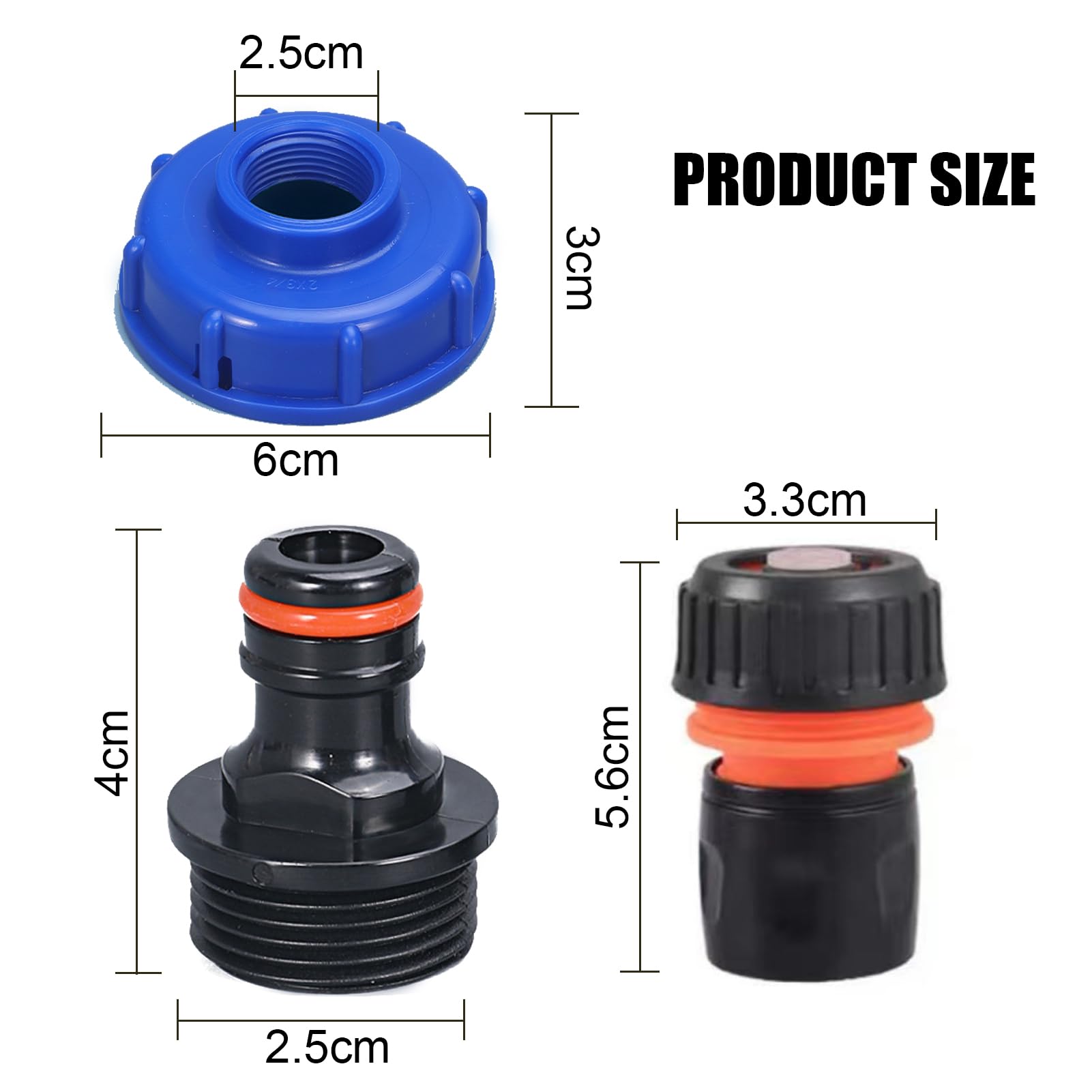 Adapter do napełniania zbiornika na wodę, akcesoria do przyłącza wody do kampera i przyczepy kempingowej, adapter do napełniania pasuje do samochodów kempingowych Gardena