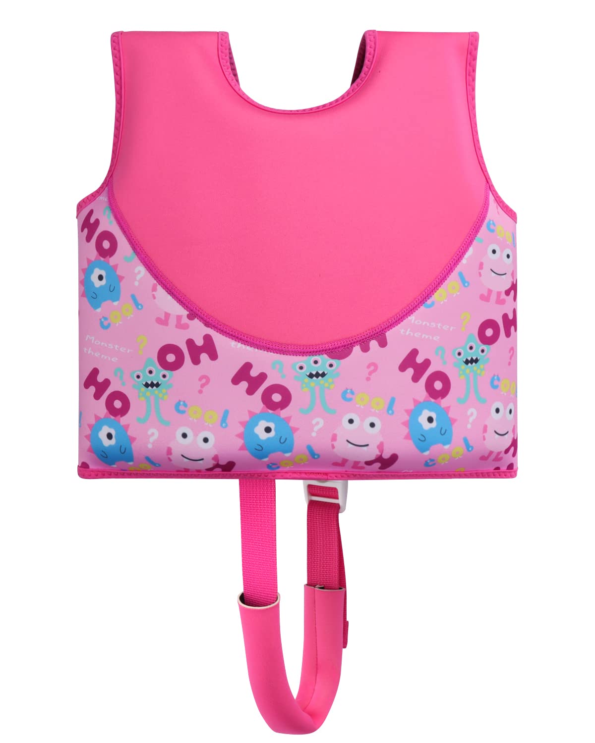 Chaleco de Natación para Niños Flotador Piscina con Correa de Seguridad Ajustable 10-25kg