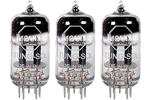 New Gain Matched Trio (3) Tung-Sol Reissue 12AX7 ECC83 Tubes