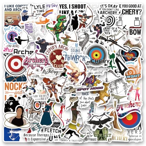 125 Pc Archery Vinyl Sticker Set