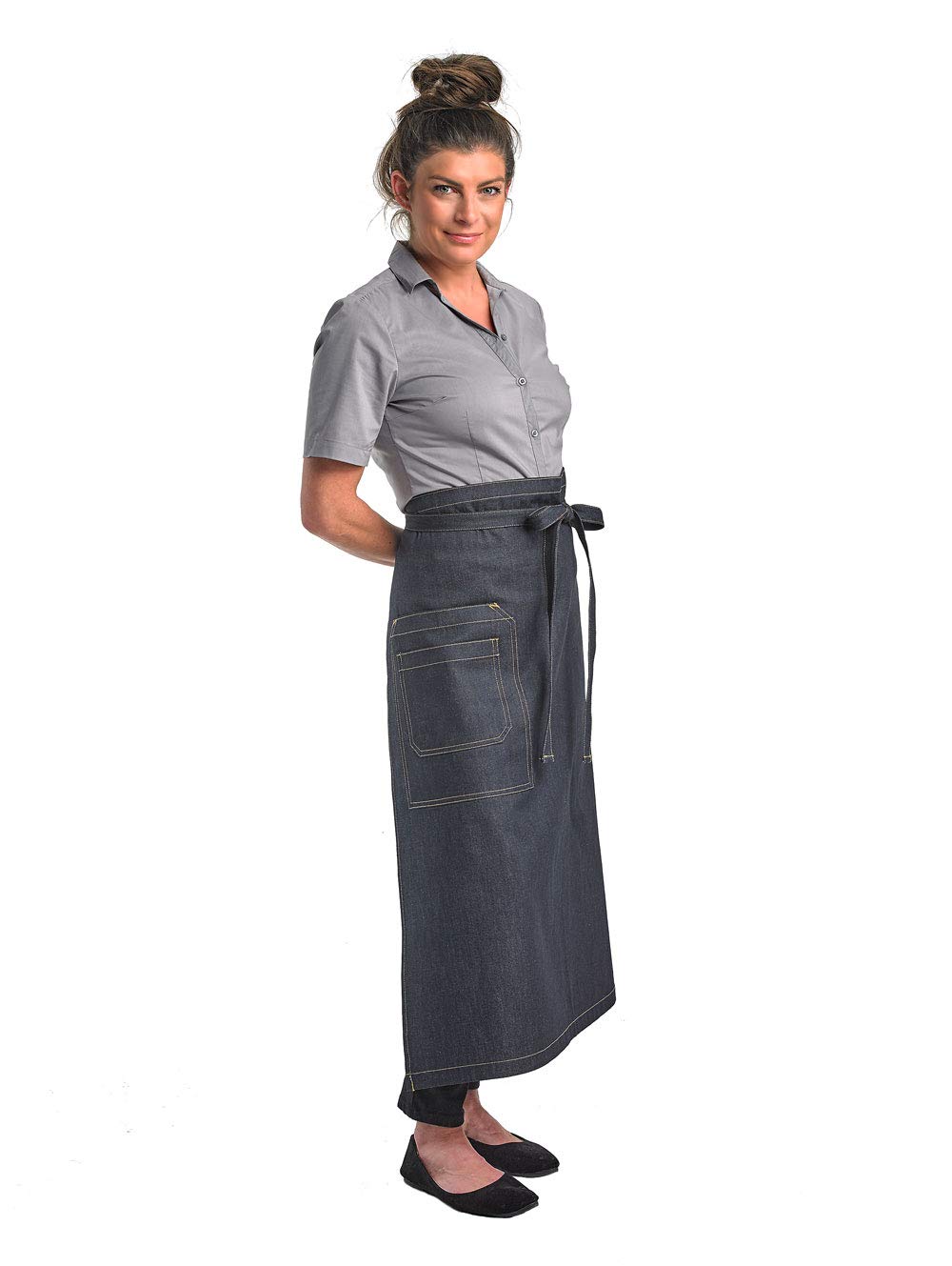 Mercer Culinary Metro Talon Bistro Schürze O/S indigo