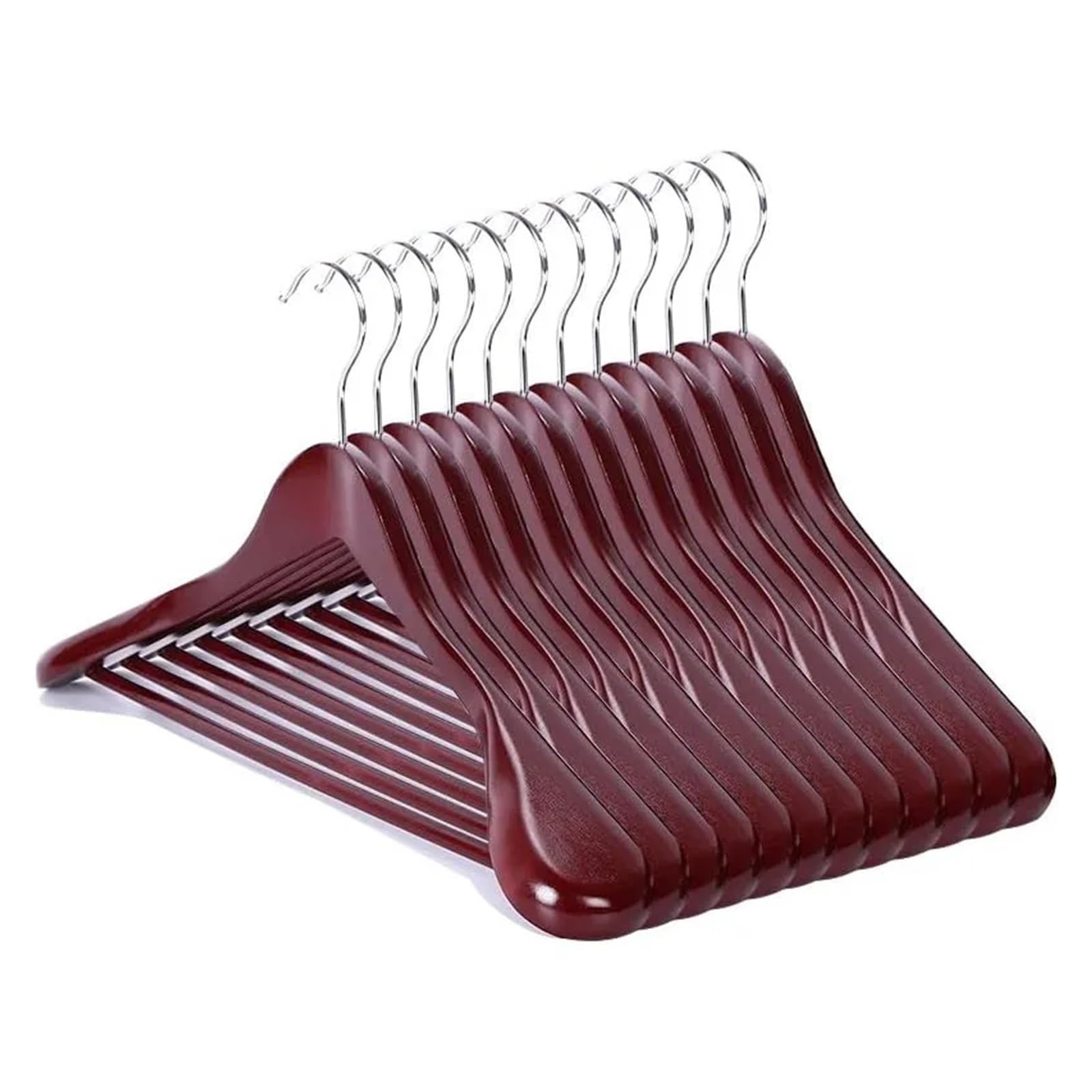 Coat Hangers Wooden Hangers Wooden for Jacket/Skirt/Coat/Dress/Blouse(Vintage, 20)(12pcs Vintage)