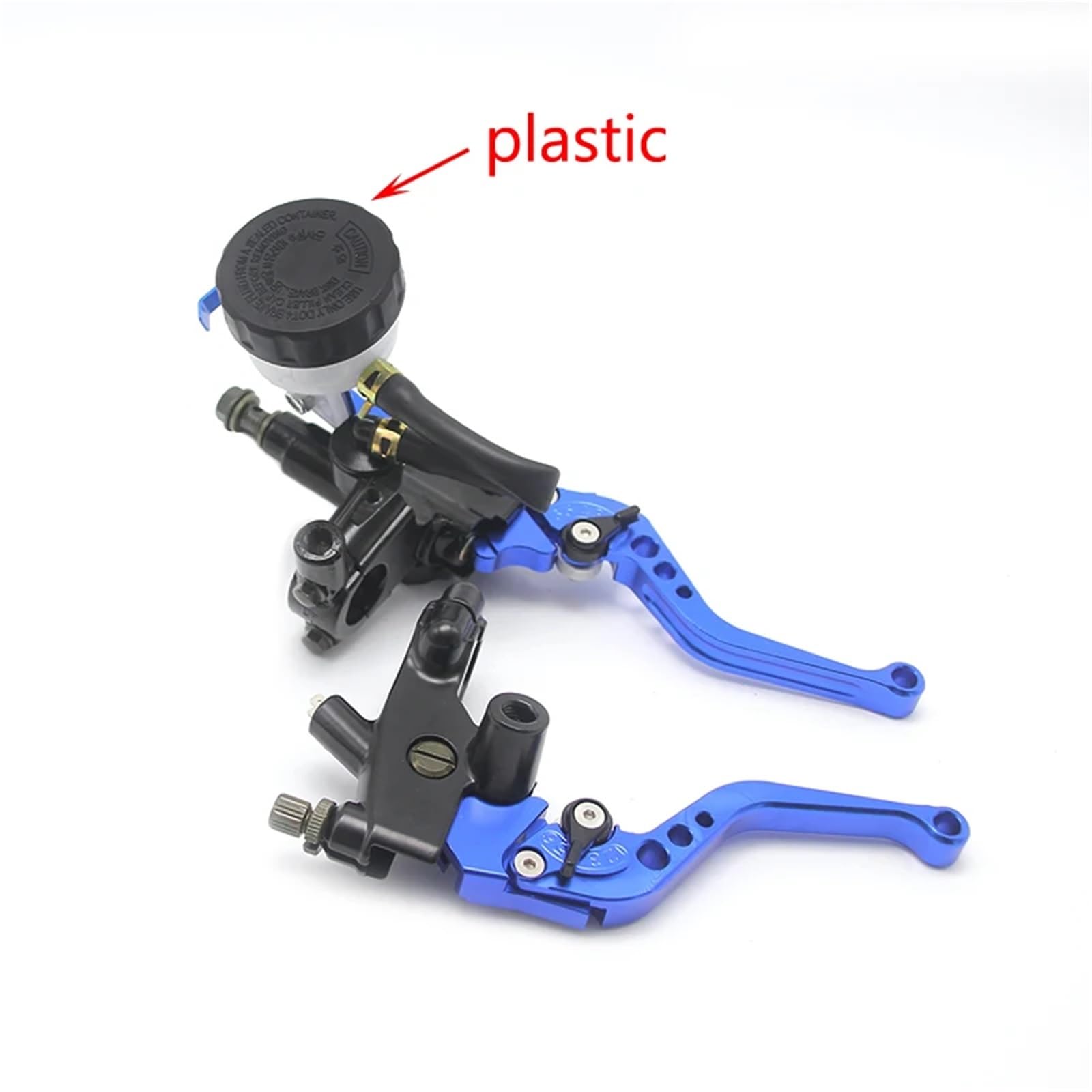 dźwignia sprzęgła Pasuje do Honda pasuje Kawasaki KLX 7/8 "22mm motocykl sprzęgło hamulca główny cylinder hamulcowy zestaw dźwigni zbiornika płynu(Black set)