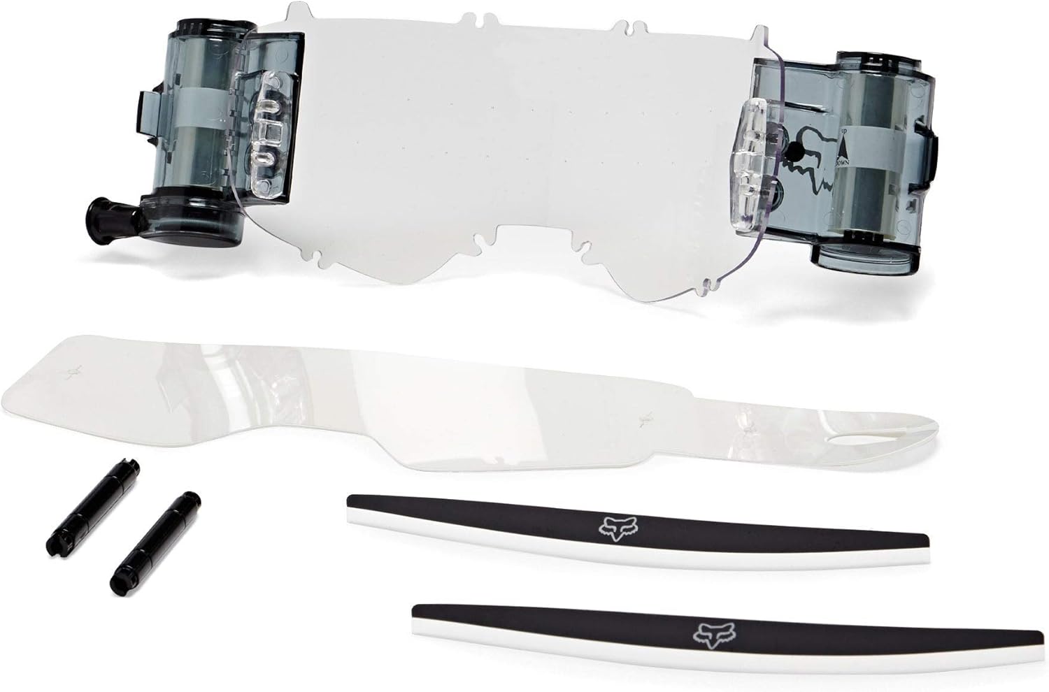 Fox Racing Mens MX20 AIRSPACE/Main 45MM Total Vision System (LEXAN) - INTL,LT Grey,One Size