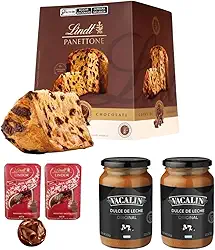 Panetone Lindtt Gotas de Chocolate, Trufas e Doce de Leite