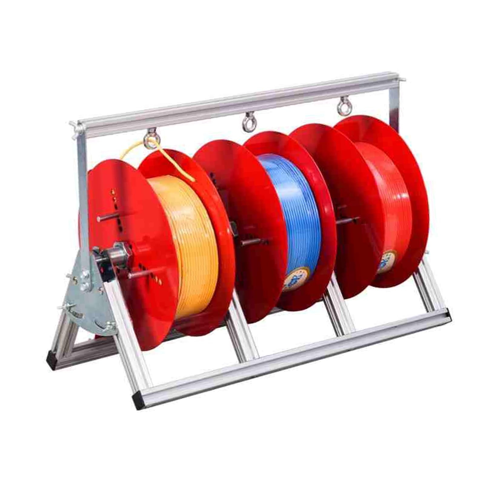Distributeur de câbles de chantier et porte-bobines de fils électriques