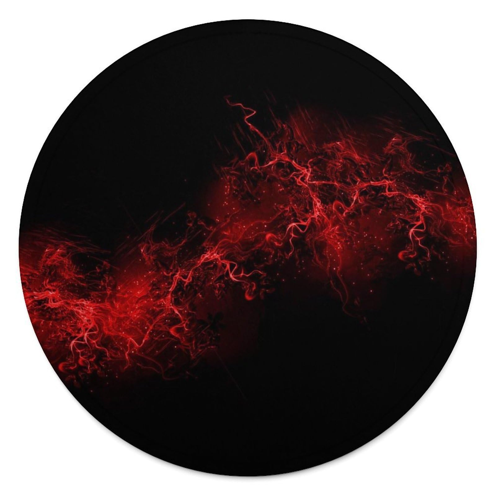 Couverture polaire Explosion Burst rouge pour vos moments au bureau