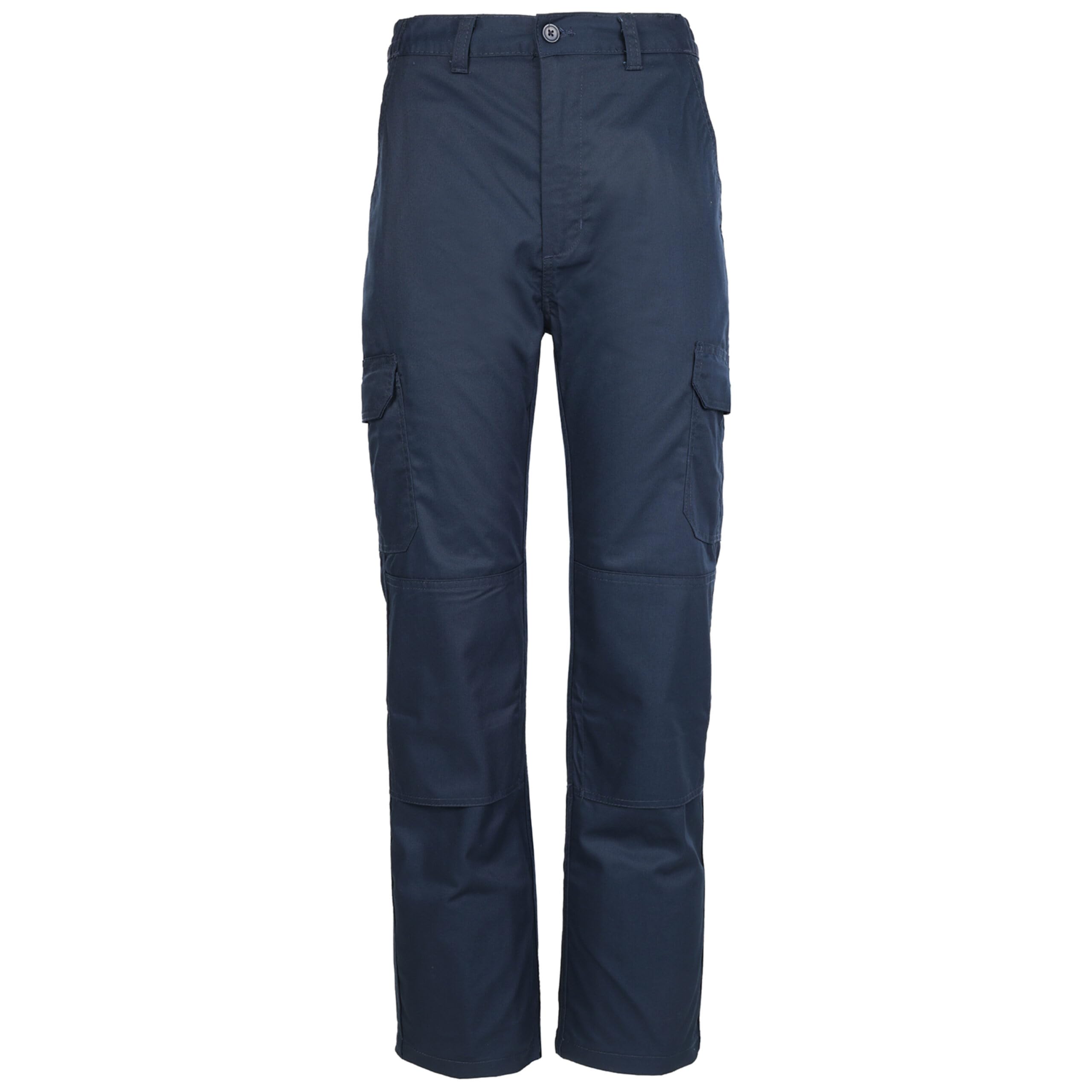FORT Workwear Workforce Trousers, Cargo Combat Work Pants Size 28” to 48” (Black or Navy)