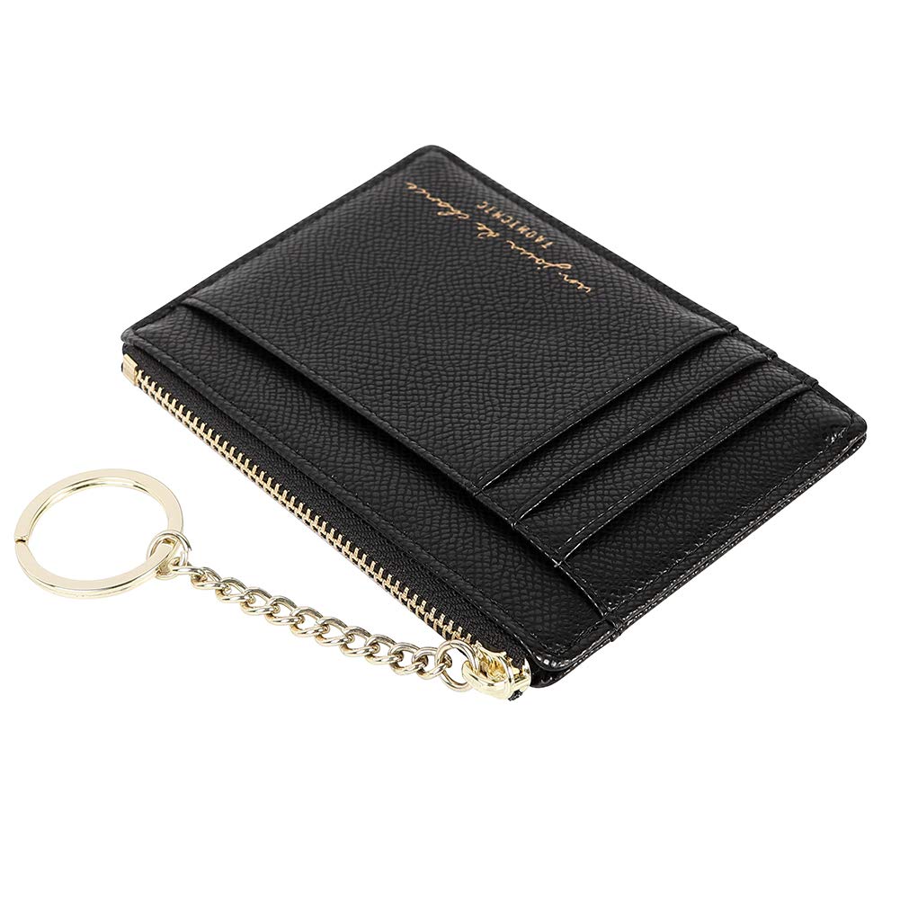 Damen 8 Karten Slim Minimalist Card Holder Coin Changes Purse Front Pocket Wallet B07VXC7YQ8
