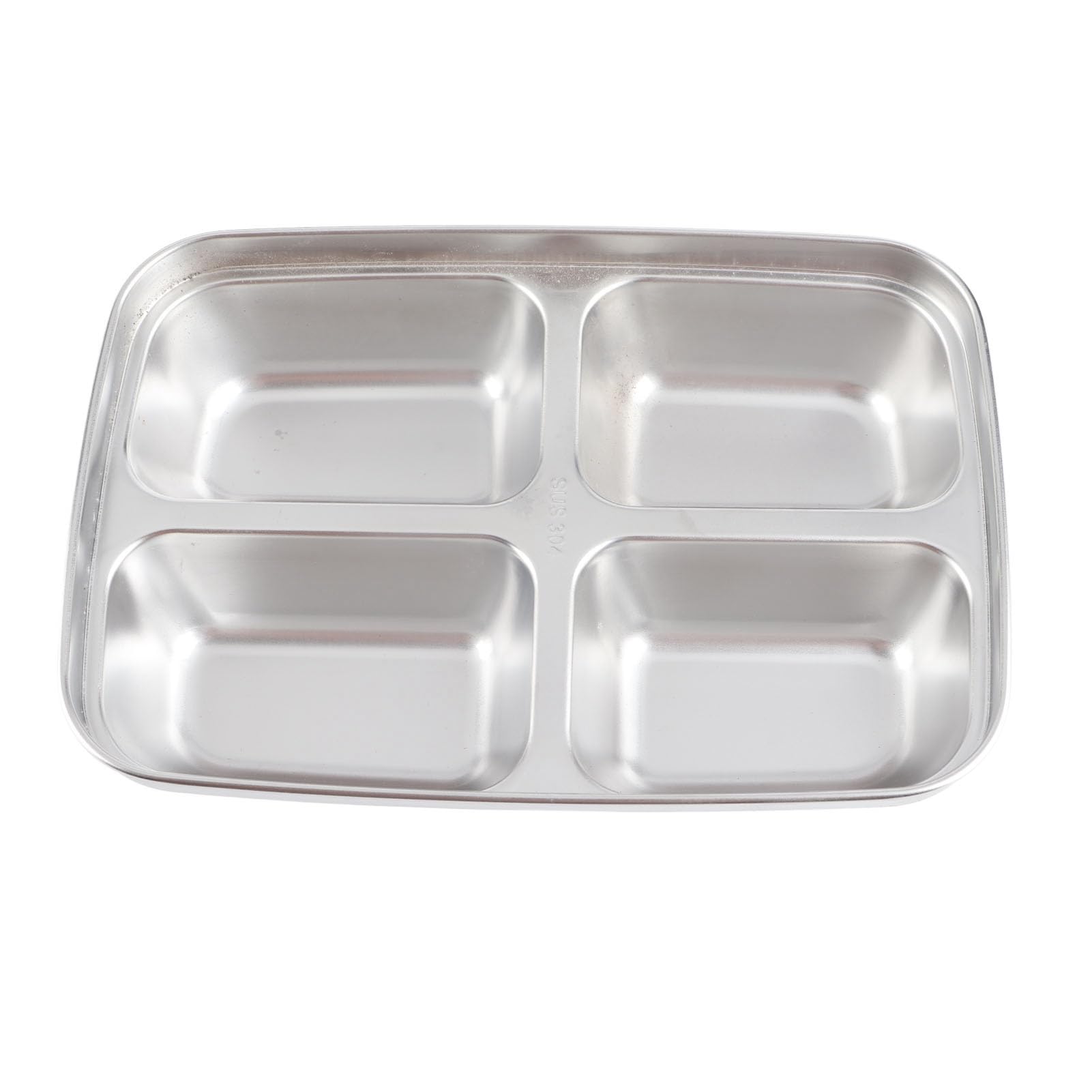 Pudełko na lunch dla dorosłych i dzieci, pudełko na lunch, 4 przegródki, konstrukcja ze stali nierdzewnej 304, pasująca zastawa stołowa, przenośne pojemniki na lunch do szkoły, biura,