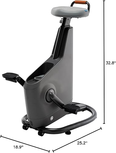 Miniatura 7 de Lifespan Fitness Bicicleta de oficina Ampera, bicicleta de escritorio con generación de energía con materiales HIPS ecológicos y sostenibles, puerto