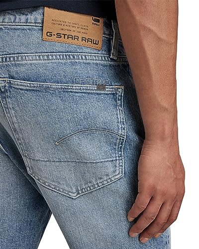 G-Star Raw Mens 5620 3D Slim Fit Jean in Selekt Stretch Denim Medium Aged, Blue (Vintage Olympic Blue 51001-d434-d905), 34W / 34L4