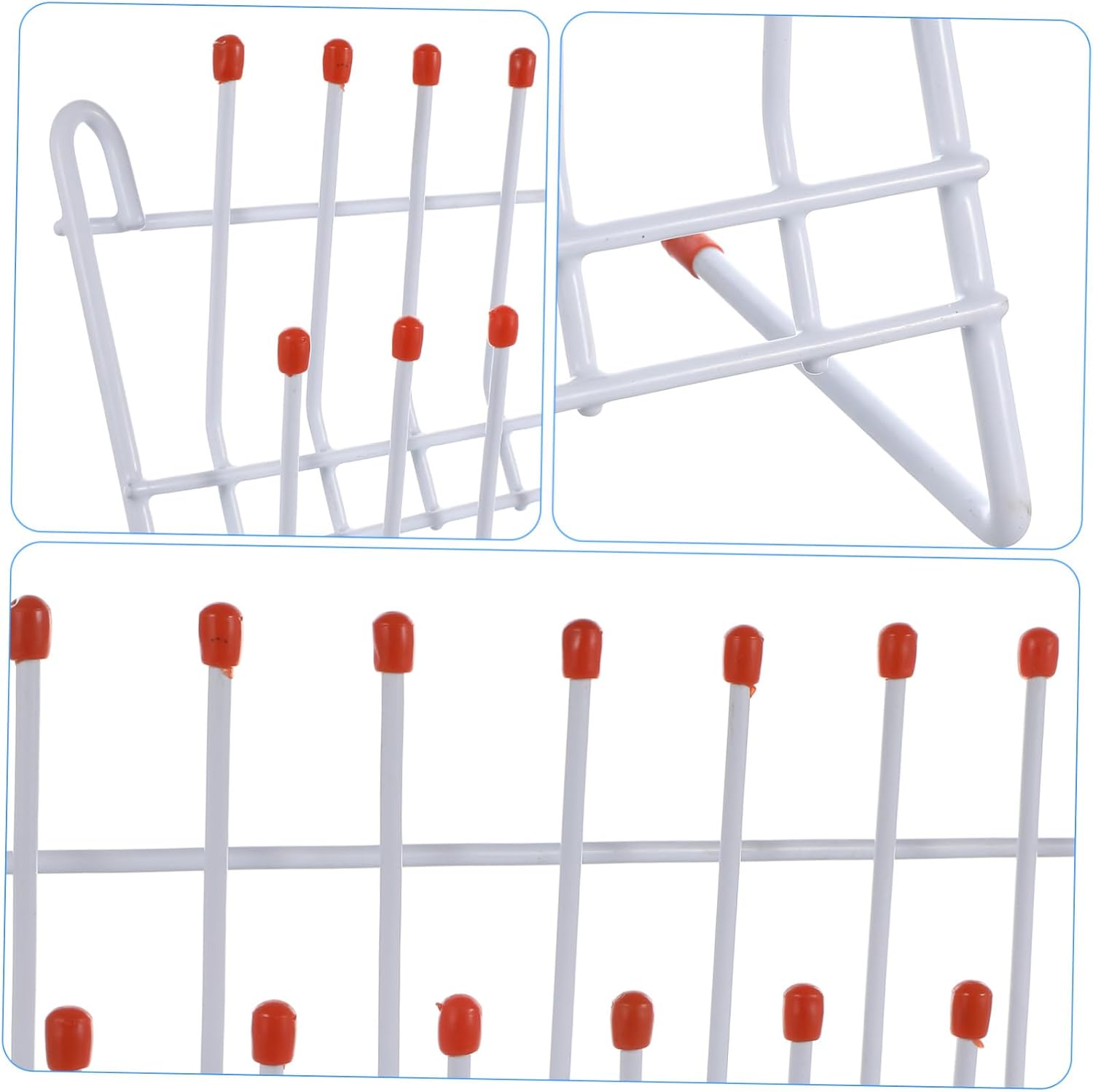 Mobestech Laboratory Draining Rack for Test Tube Drying Sturdy and Easy to Use Draining Rack for Beakers and Laboratory Glassware Storage Non- Design for Stability