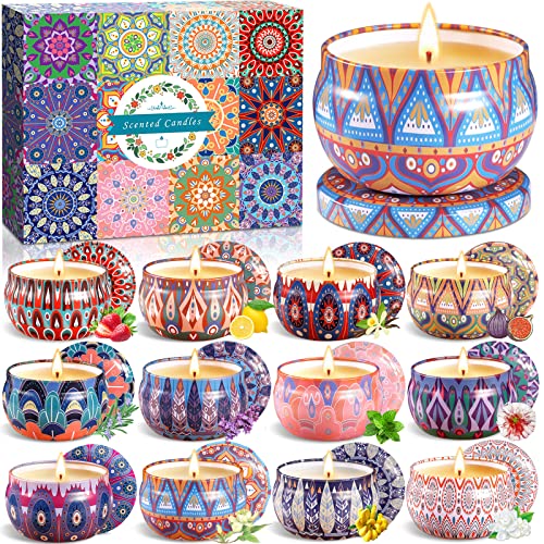 MULEVIP Duftkerzen Set 12 Stück Duftkerzen Geschenkset,Kerzen Geschenkset...