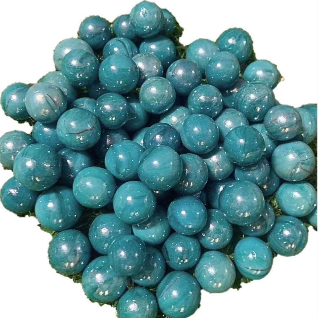 FULLFILLS kanche goli (Glass Balls) Sky Blue Dark Colour with Brightness (Pack of 100 PCS) (B0CL7KNJP9) Amazon Price History, Amazon Price Tracker