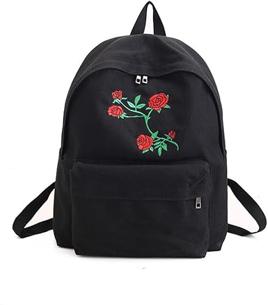 rose print backpack