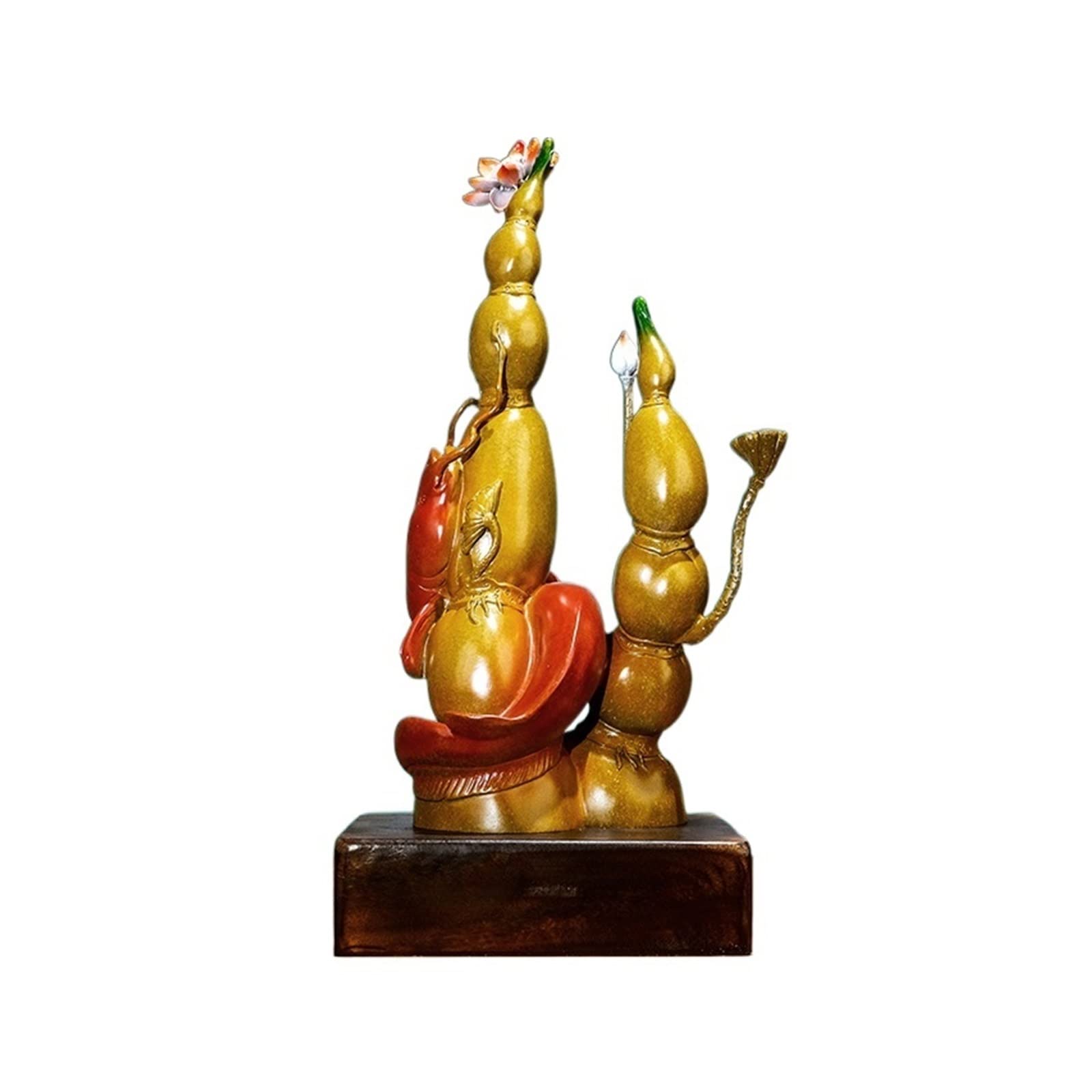 hongchenke34 Copper statue Chinese New Year's Bronze Ornament Crafts Home Accessories Living Room Entryway Study Boccia Decoration