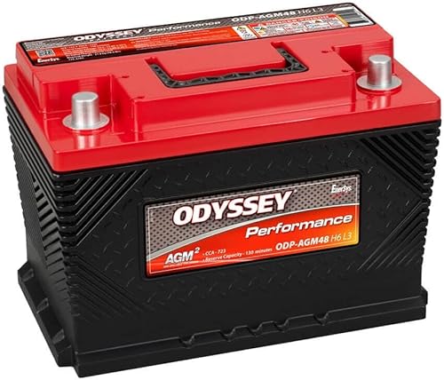 Odyssey Battery 0752-2020 Performance Powersport BATERíA 48 723 CCA con terminales SAE