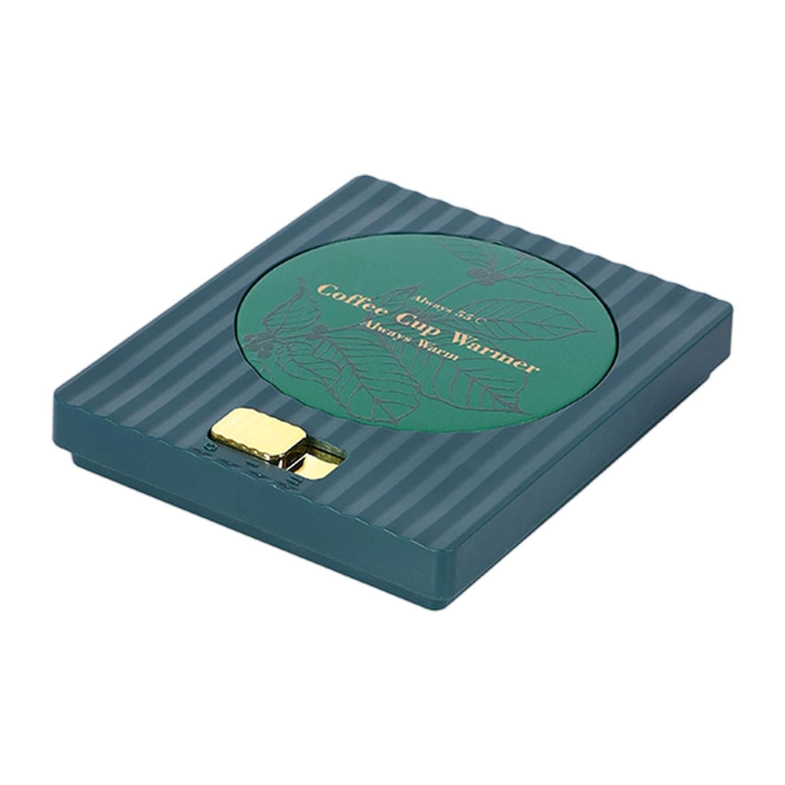 Calentador de tazas para evitar descuidos con el café frío mediante USB y base segura
