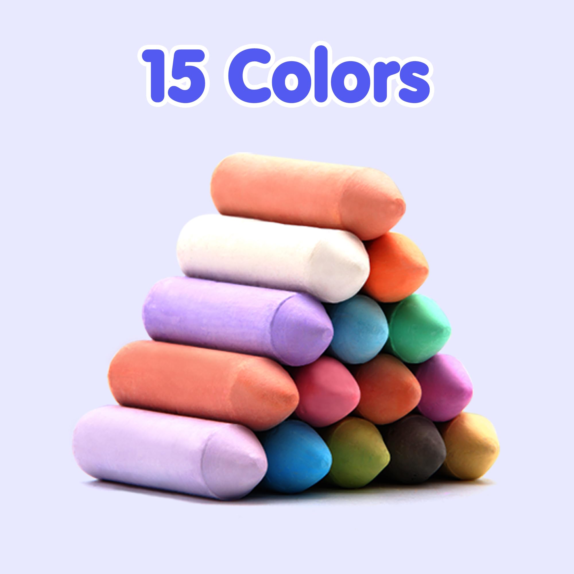 Jarmelo Washable Sidewalk Chalk - 15 Colors - Image 2 thumbnail