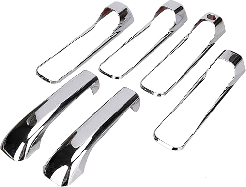 Miniatura 6 de Tutor Auto Cubiertas cromadas para manija de puerta compatibles con Dodge Ram 1500 2500 3500 2009-2018 - Manija puerta exterior