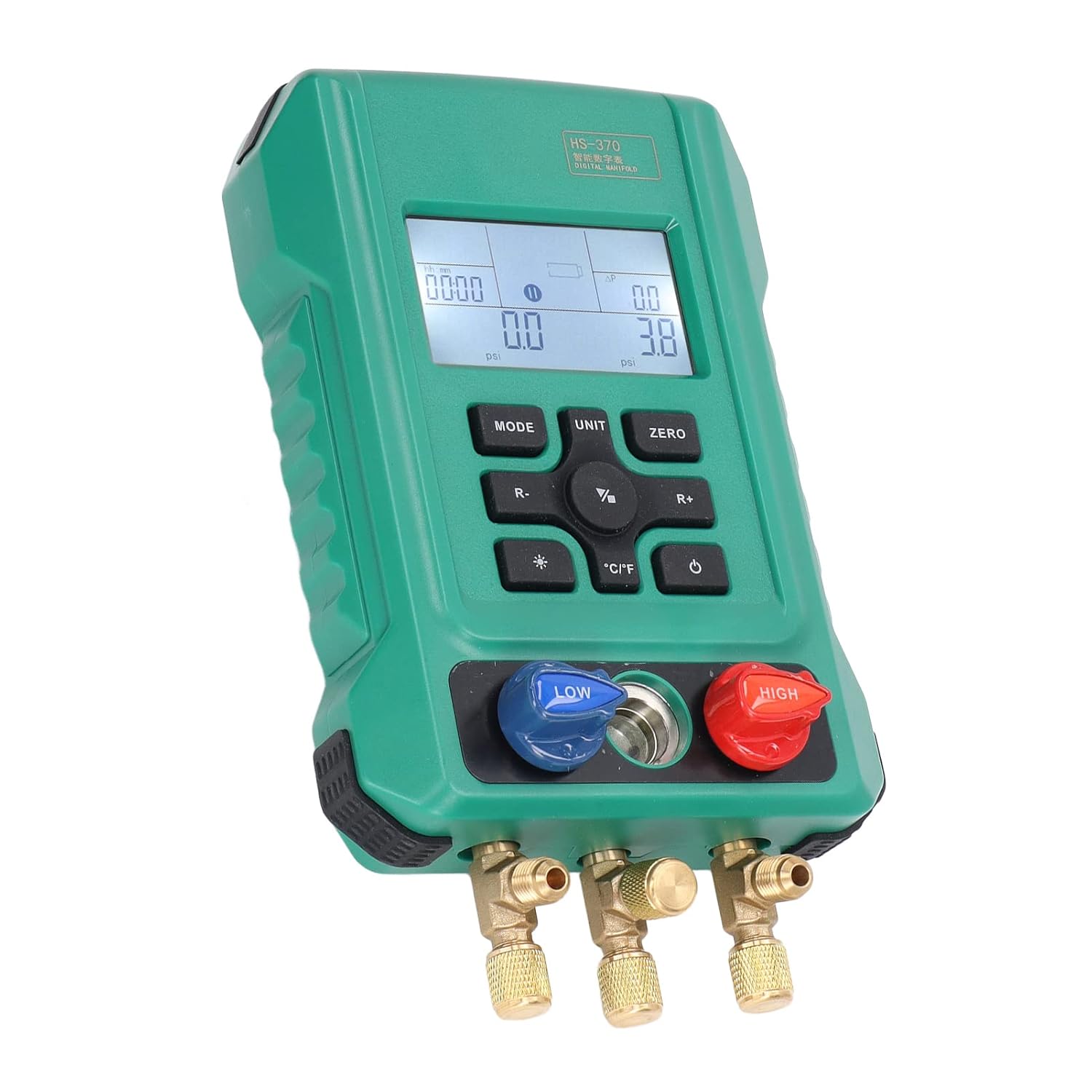 lonuo Digital Manifold Gauge, Folding Hook Refrigerant Vacuum