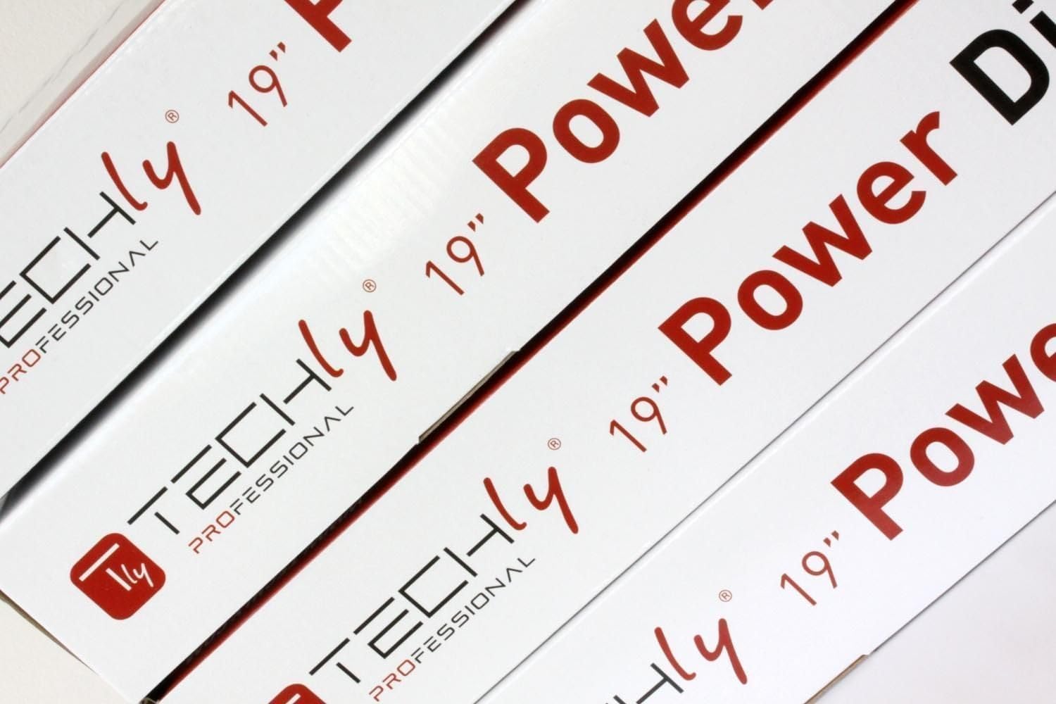Techly Professional 023257 - Regleta de 8 enchufes con Interruptor Negro