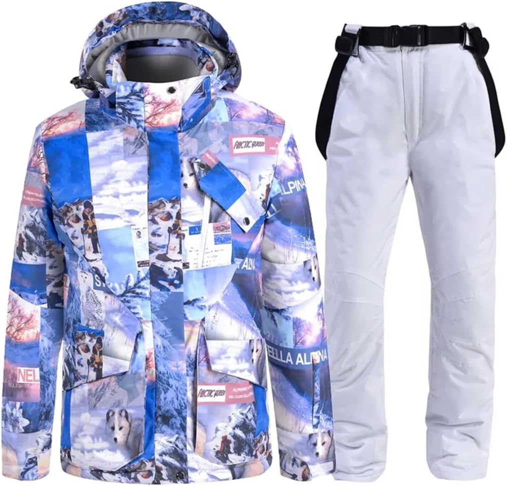 Women Winter Warm Windproof Waterproof Outdoor Sports Snow Jackets And Pants Ski Equipment Snowboard Jacket