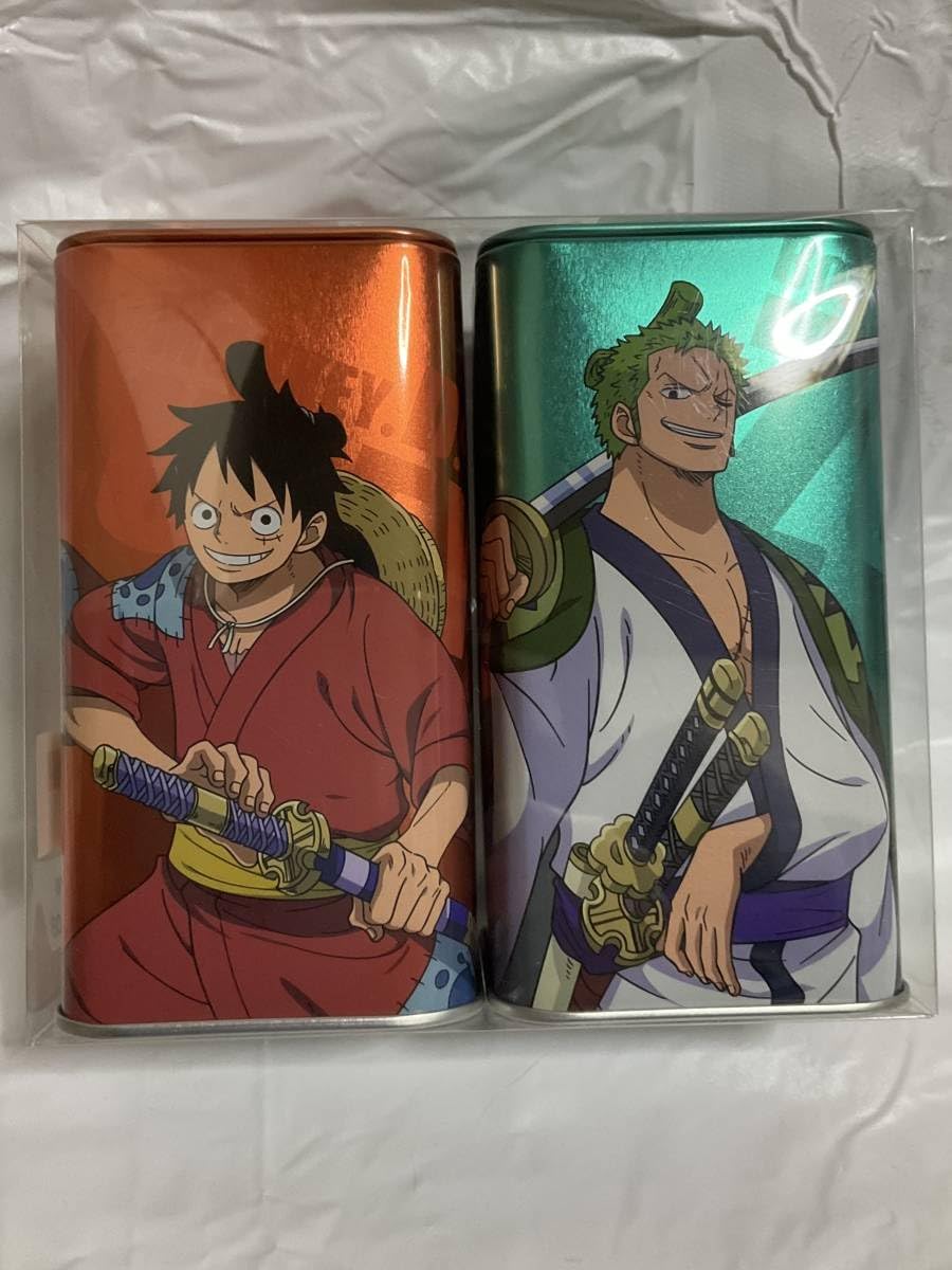 Amazon.co.jp: ONE PIECE ワンピース USJ限定 クランチ缶 ルフィ/ゾロ