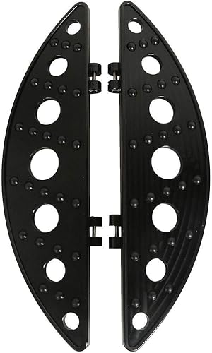 Miniatura 8 de TCT-MOTORPARTS Estribo de media luna delantero para Harley Touring Road King Glide 1986 en adelante modelos FLD 12 '16 y FL Softail Trike '86 y