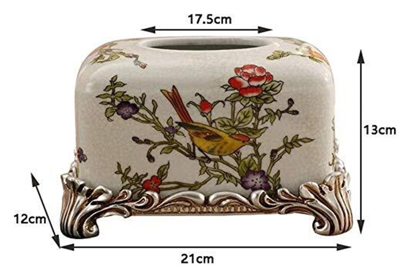 Pojemniki na chusteczki dekoracyjne pudełko na chusteczki pokrowiec domowy europejski klasyczny porcelanowy serwetnik potrzeby domowe