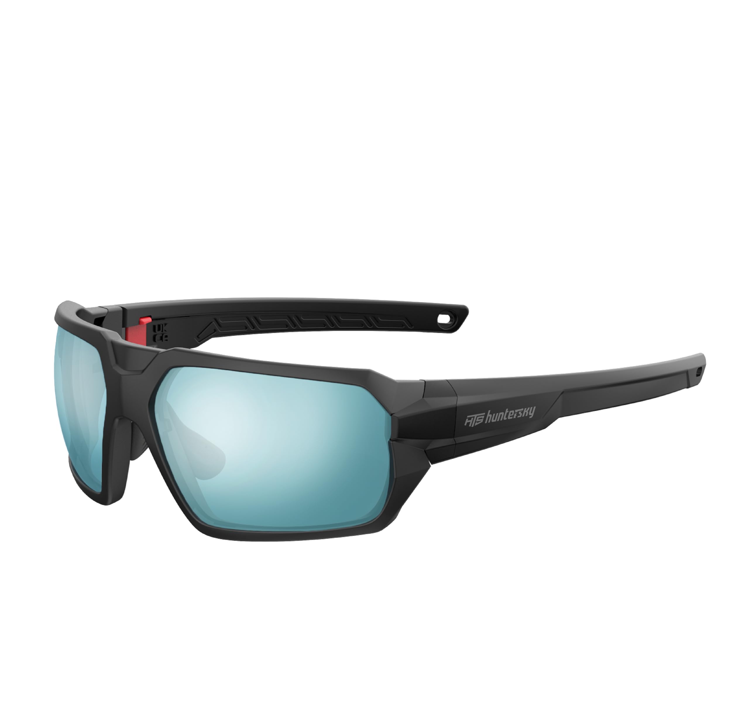HTS HUNTERSKY Q37 Occhiali da sole polarizzati di grado militare, protezione contro gli impatti balistici, per moto, MTB, corsa, guida, pesca all'aperto