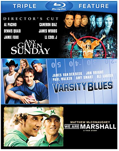 Football Triple Feature: Any Given Sunday / Varsity Blues / We Are Marshall [Blu-ray]