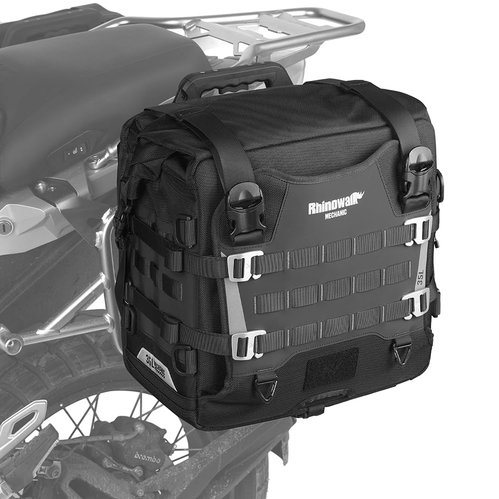 Amazon | Rhinowalk バイク用サドルバッグ 防水 35L クイックリリース