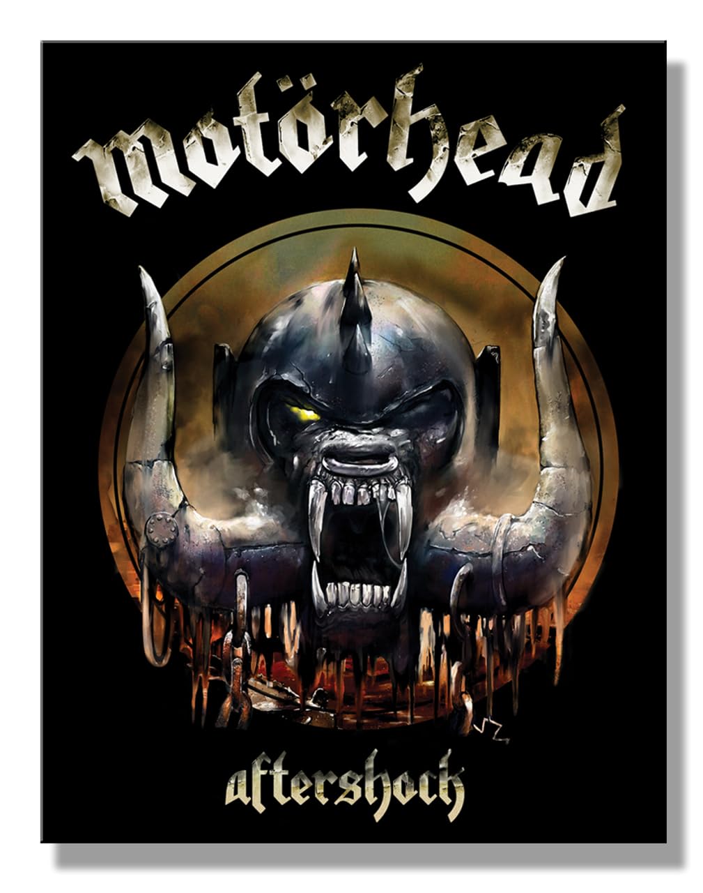 Desperate Enterprises Motorhead Aftershock Tin Sign - Rock Band Posters - Nostalgic Vintage Metal Signs - Made in the USA