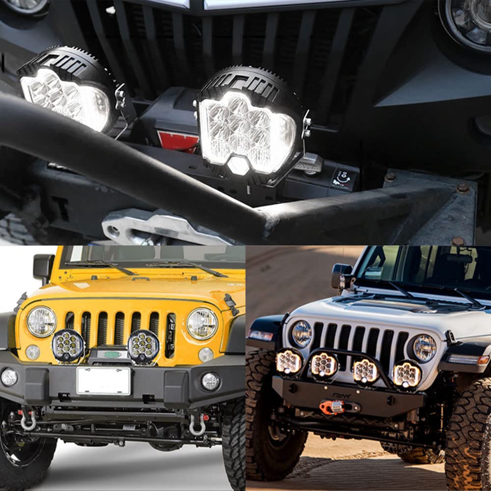 UPXSXT 2Pcs 5 inch Car LED Work Lights - Image 3