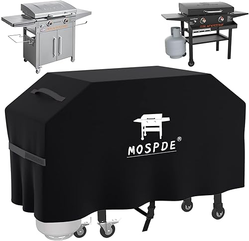 Cubierta de parrilla para parrilla Blackstone ProSeries de 28 pulgadas, cubierta de parrilla 5483 con parte superior plana de 60 pulgadas para