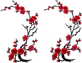 2 pieces embroidered fabric patch, can be used for DIY clothing, t-shirts, jeans, backpacks, kids jackets and adult hidden hole stains
