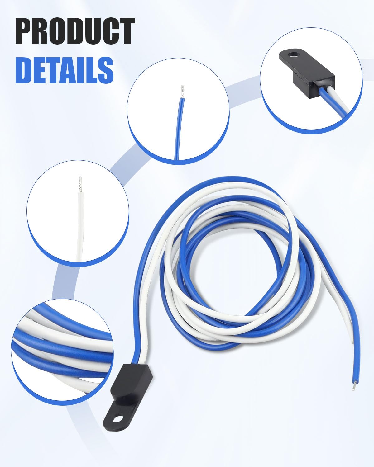 2Pcs TH4150 Refrigerator Thermistor Fit for Sub Zero Freezer