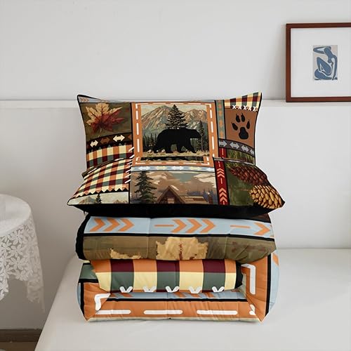 Miniatura 93 de Feelyou - Juego de edredón retro hippie con flores, tamaño King, para niños, con diseño de plantas florales botánicas de los 60 y 70, edredón Multi