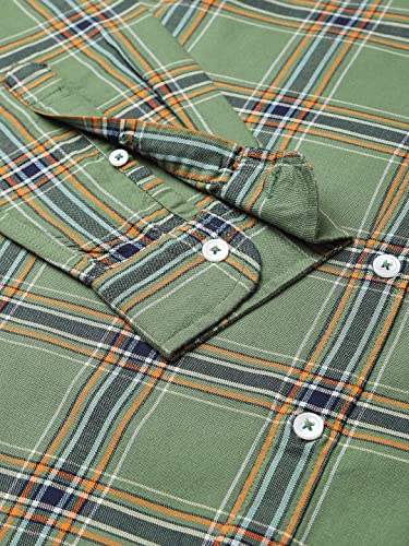 Image of Dennis Lingo Men's Checkered Slim Fit Cotton Casual Shirt