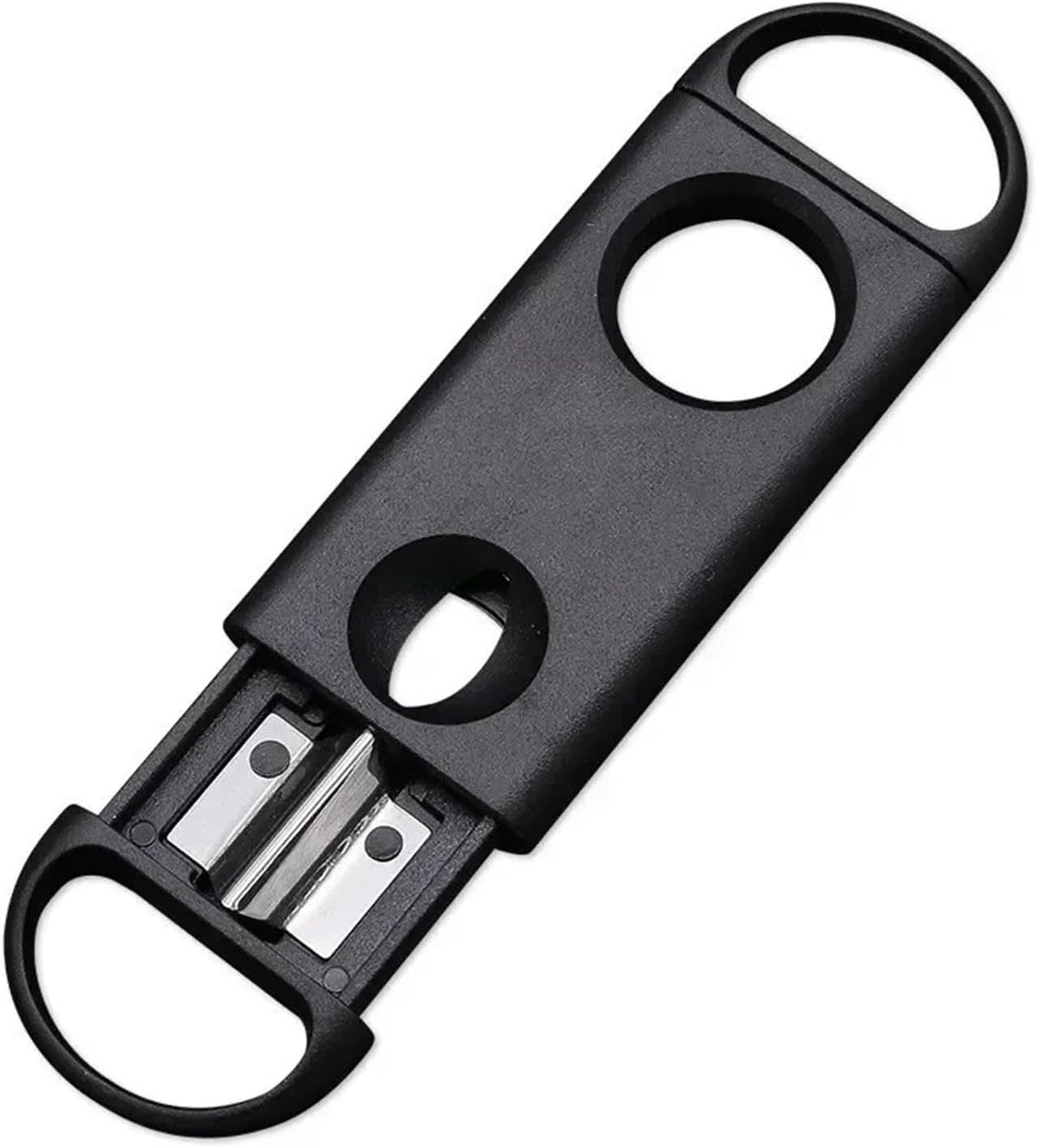 Cigar Cutter Stainless Steel Metal Classic Guillotine Scissors Puncher Portable Slicer Smoking Accessories Tool(A)