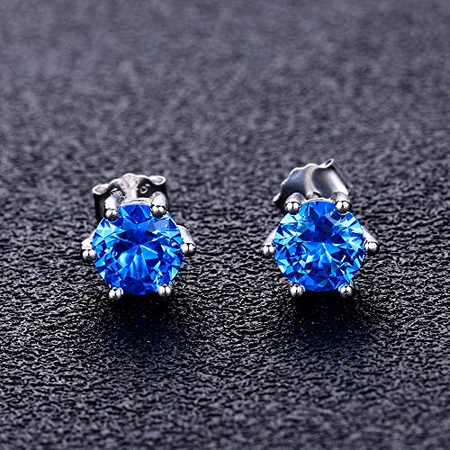 Boucles d'oreilles AAAAA en argent 925 véritable de haute qualité - 4
