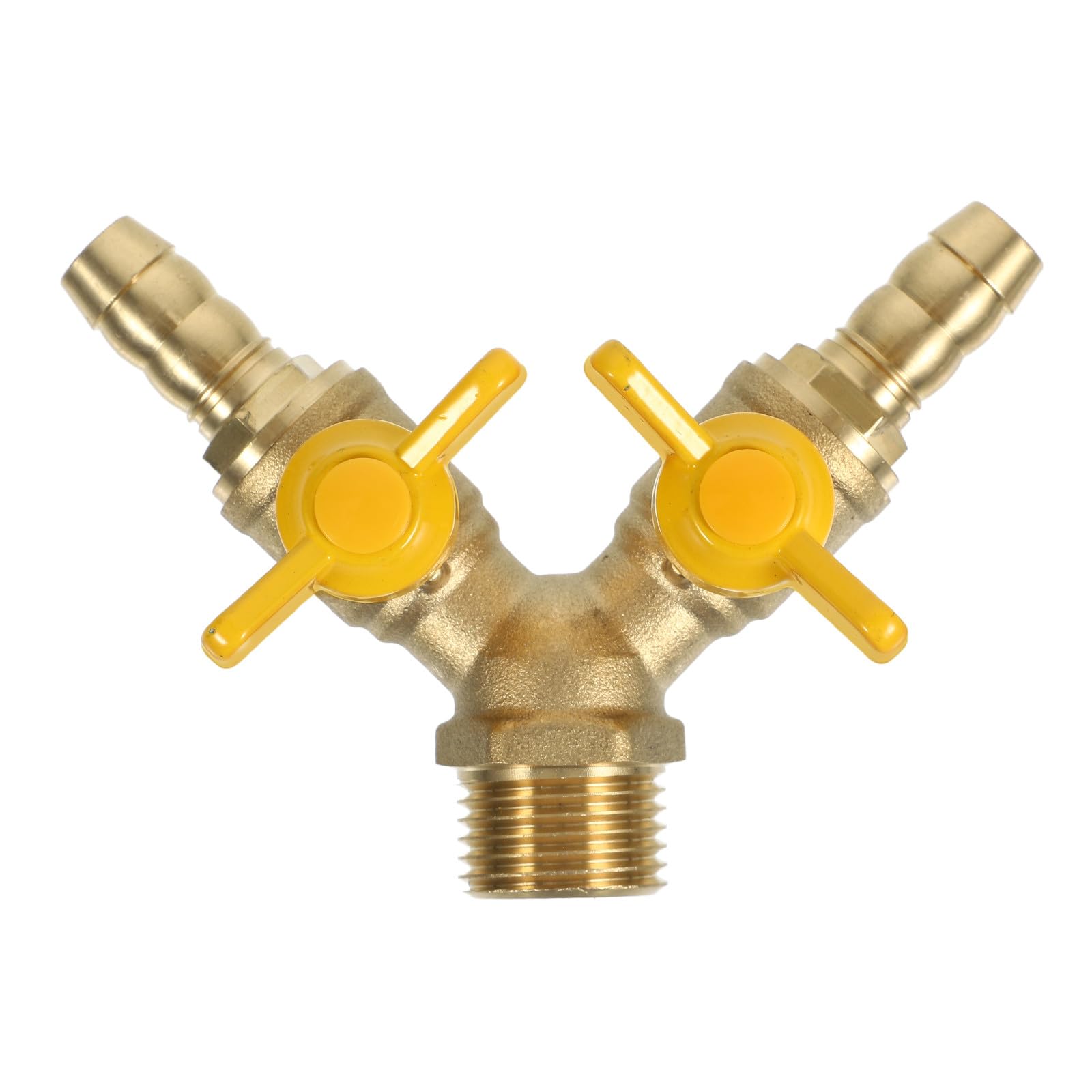 Control de gas de 3 vías seguro con válvula de bola de latón Zerodeko para instalaciones