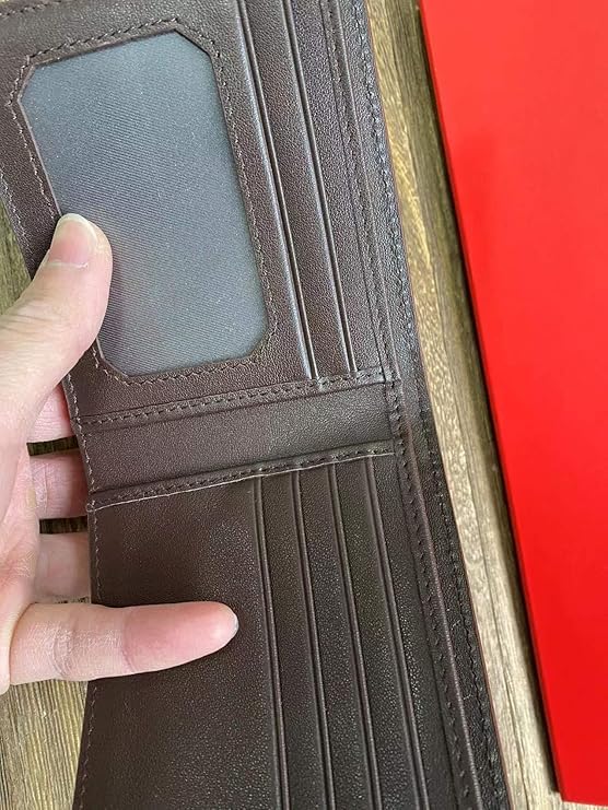 Genuine crocodile leather wallets men alligator leather Wallets for Mens skin mens alligator wallets skin wallet for men (Brown HornBack)4