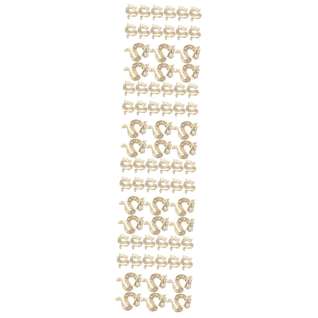 VALICLUD 4 Set Piccole Gemme Di Nail Art Fascino Ciondoli Per Unghie Per Unghie Da Donna Ornamenti Per Manicure Decorazione Per Unghie Decorazioni Per Unghie Strass D'oro 50 Pezzi*4