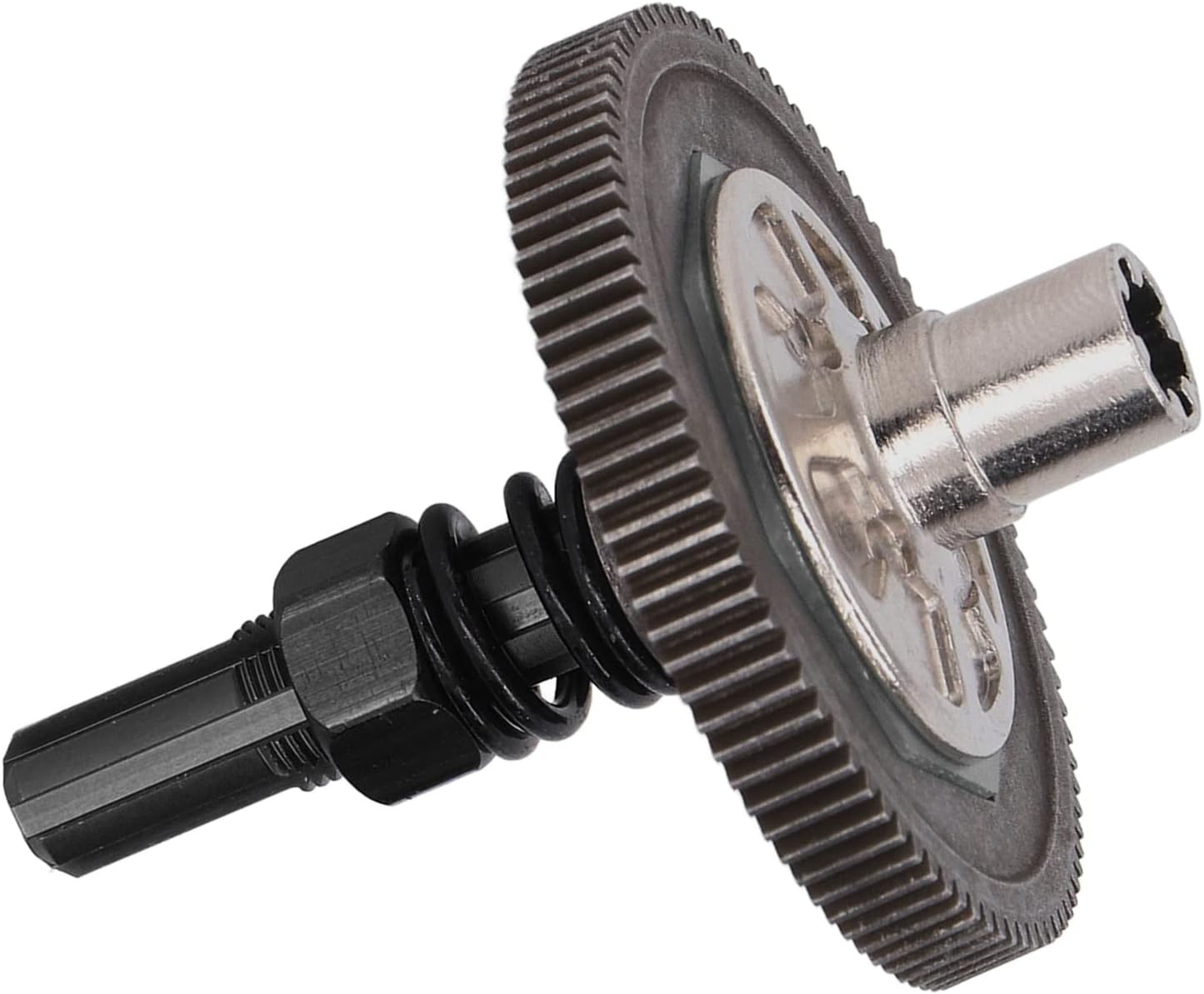 Oumefar Differential Pinions Gear, Low Noise Metal Gear Set 91T 17T 19T 21T for Arrma Senton 1/10 for Granite RC Car Gear Set RC Replacement Parts(Black)